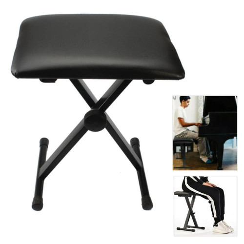 Style piano bench - x-style, padded