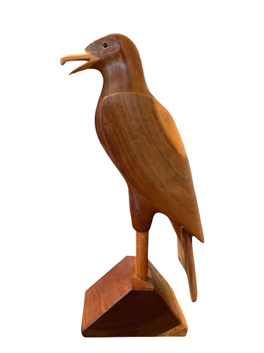 Hand made walnut - made, carved