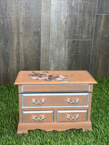 Vintage hand painted wooden - hand,
