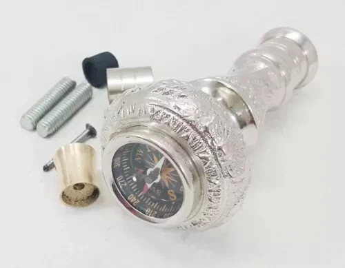Victorian brass compass top - victorian,