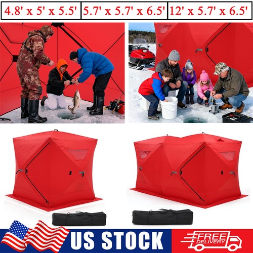 Pop ice fishing - fishing, tent