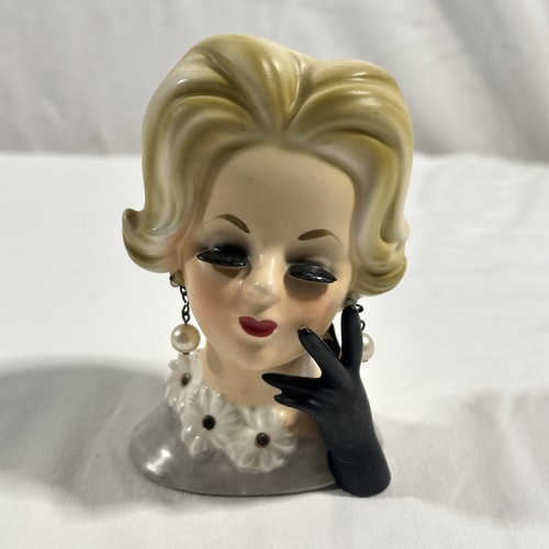 Euc vintage lady head - lady,