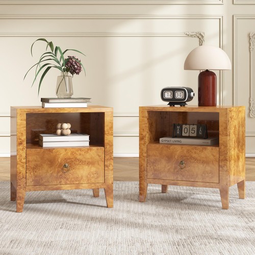Nightstand set mid - nightstand, of