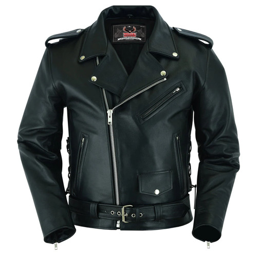Men leather jacket premium - jacket,