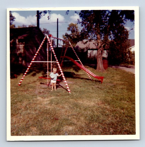 Vintage photograph backyard - vintage,
