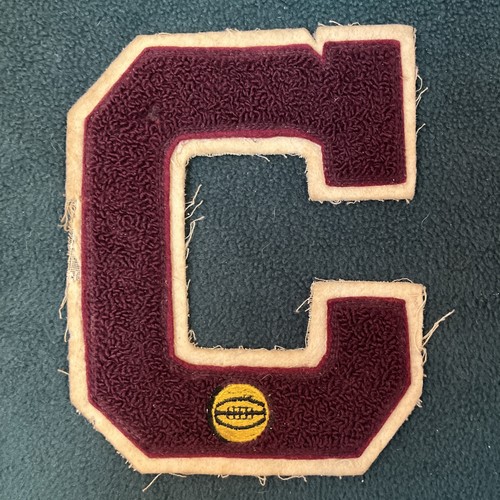 Vtg varsity letterman chenille - letterman,