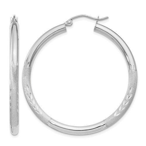 10k white gold satin - 10k,