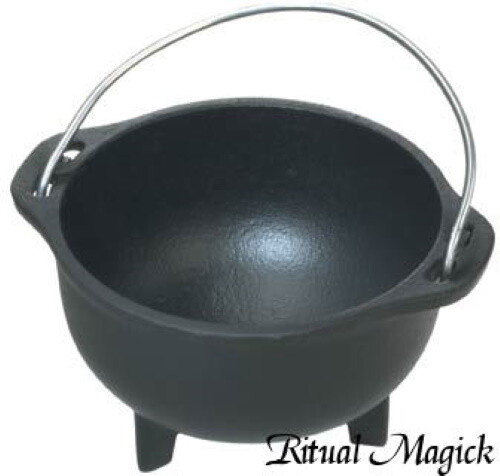 Cast iron cauldron high - iron,