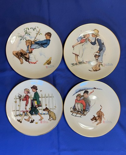 Norman rockwell plates - norman, 1972