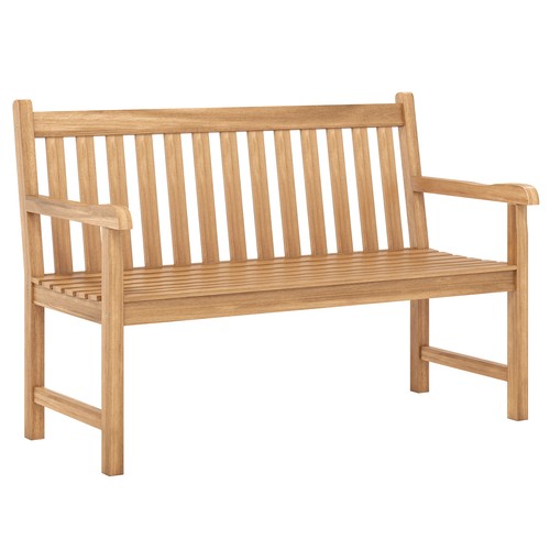 Teak porch bench person - teak, 2-person