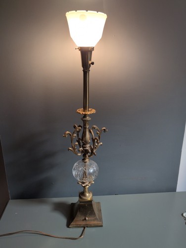 Vtg hollywood regency brass - hollywood,