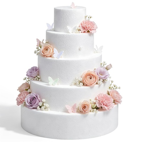 Tiers round foam cake dummy - 5,