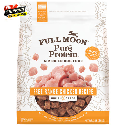 Air dried chicken dog food - dried,