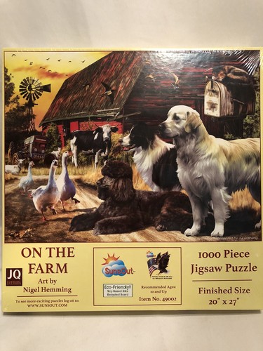 The farm 1000 piece jigsaw - on,