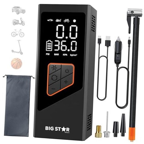 Portable tire inflator air - tire,