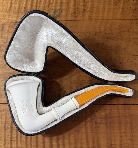 Vintage smooth calabash pipe - vintage,