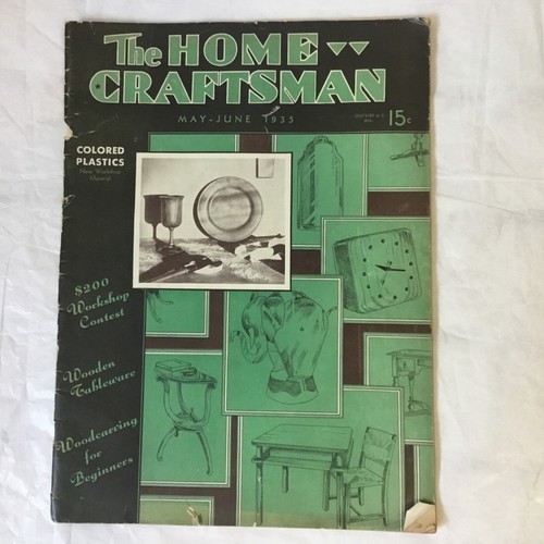 Vtg home craftsman magazine - vtg,
