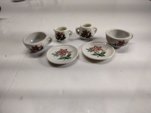 Vintage 6pc miniature tea - 6pc, a