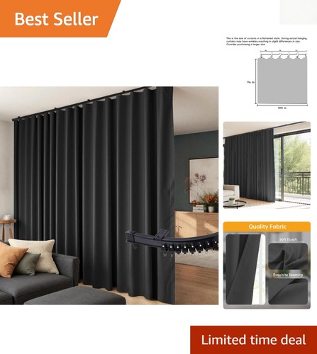 Blackout room divider curtains - room,