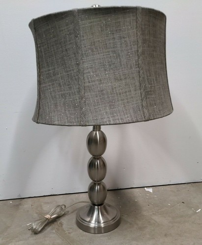Table lamp brushed nickle - brushed,