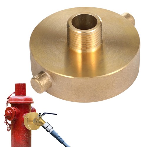 Brass fire hydrant hose - fire,