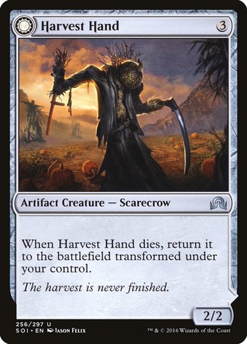 Harvest hand scrounged - hand,