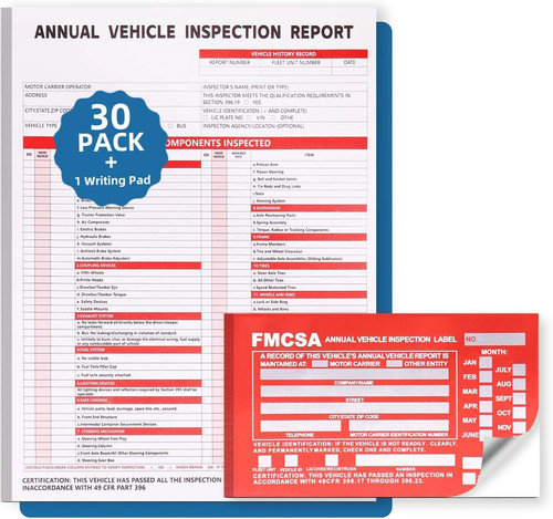 30pack dot annual vehicle - 30pack,