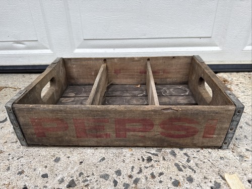 Vintage pepsi wooden soda - vintage,