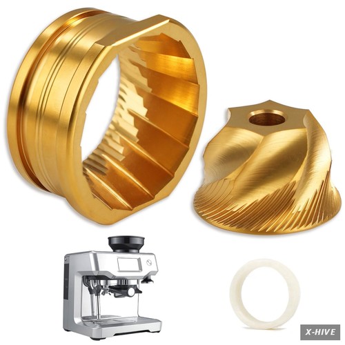 Titanium coated grinder burr - titanium,