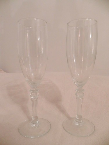 Clear glass long - 2, 8"