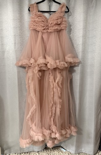 Dusty pink layered tulle - dusty, dress