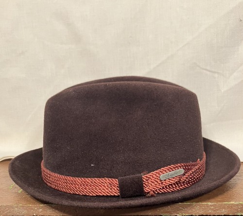 Borsalino brown fur felt - borsalino,