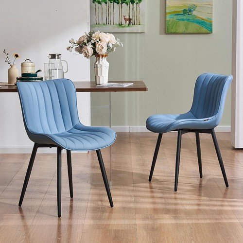 Younuoke blue dining chairs - blue,