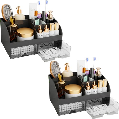 Makeup organizer with - makeup, drawers