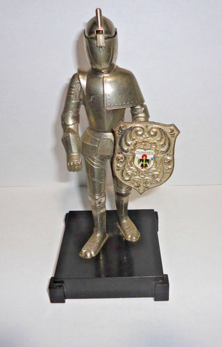 C1950 knight table lighter - c1950,