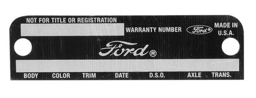 New fairlane mustang warranty - new!,