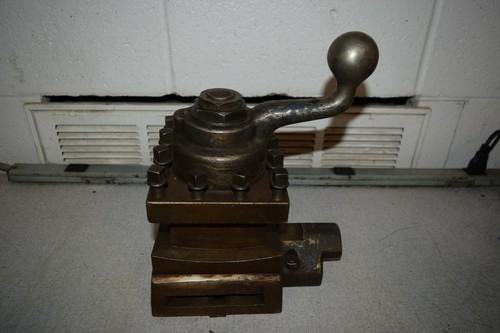 Square way lathe turret tool - turret,