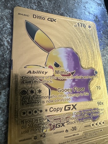 Mew gold color foil - mew,