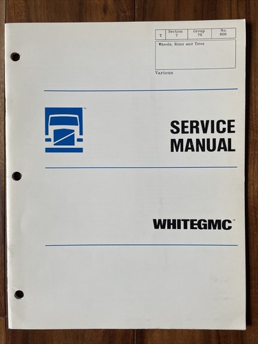 1989 white gmc volvo - gmc,