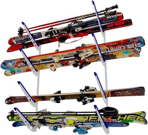 Ski rack wall - ski, horizontal