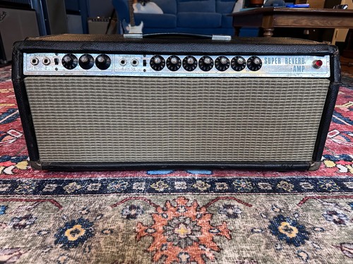 1968 fender super reverb head - super,
