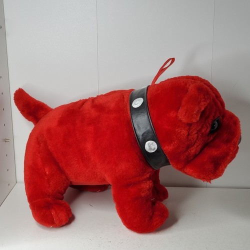 Nanco red bulldog - red, plush