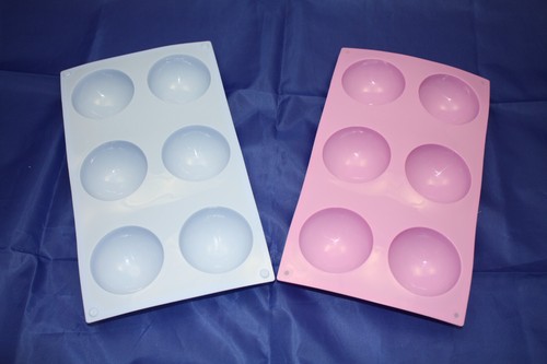 2pcs silicone molds - silicone, chocolate