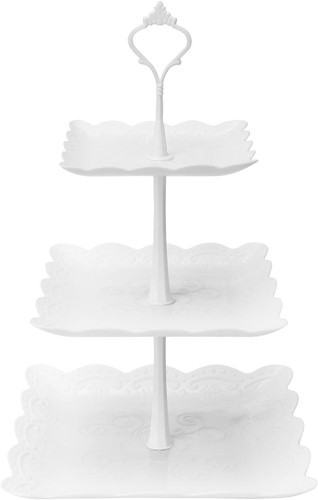 Tier cupcake stand plastic - cupcake, stand,