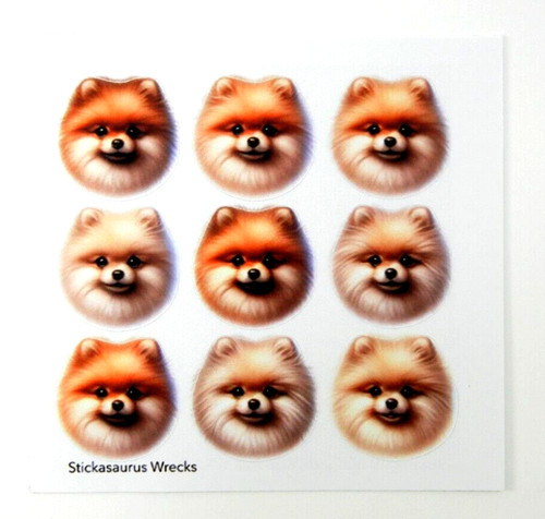 Pomeranian dogs mini - mini, sticker