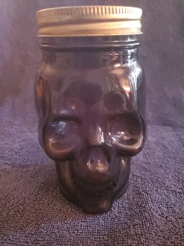 Skull black jar - skull,