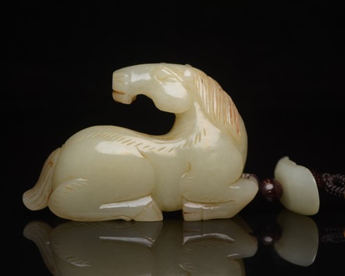 Certified natural hetian - hetian, jade