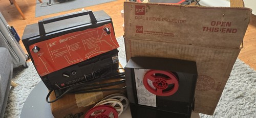 8mm and super film projector - and,