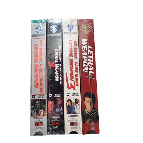Lethal weapon vhs lot mel - weapon,