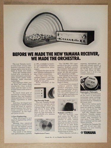 1974 yamaha 800 - cr-800, stereo
